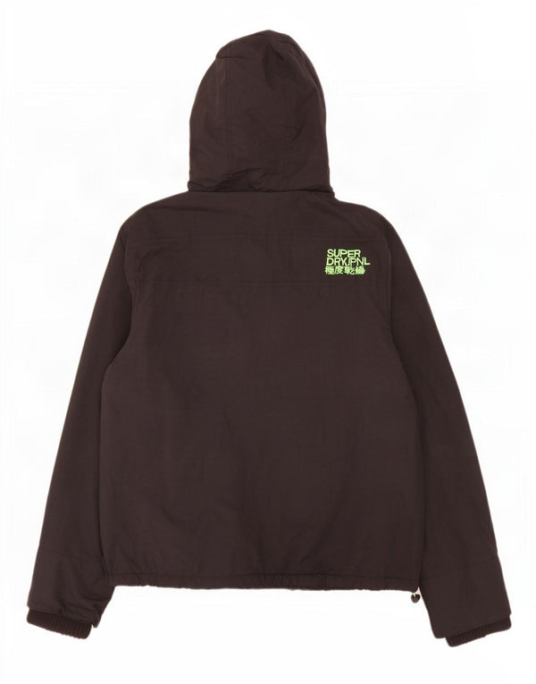 Superdry Damen The Windcheater Graphic Windjacke UK 18 XL Schwarz