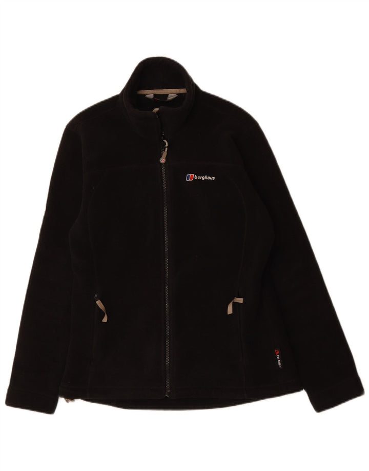 BERGHAUS Damen-Fleecejacke in Übergröße, UK 10, Größe S, Schwarz, Polyester