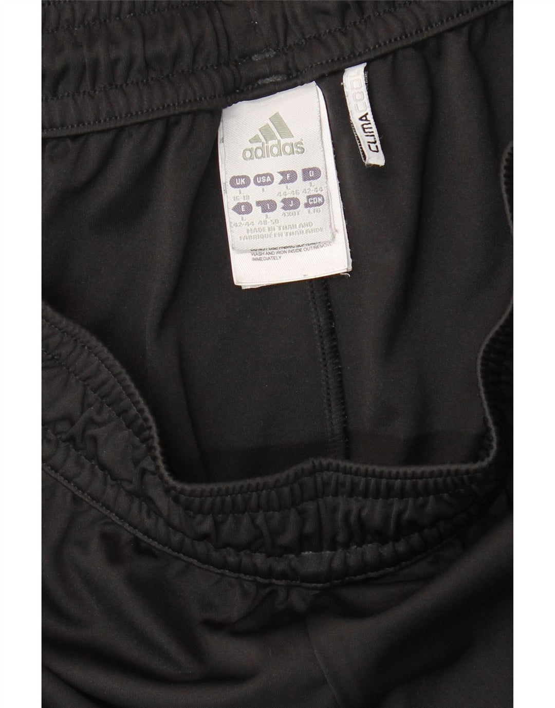 ADIDAS Damen Climacool Sport Shorts UK 16/18 Large Schwarz Colourblock