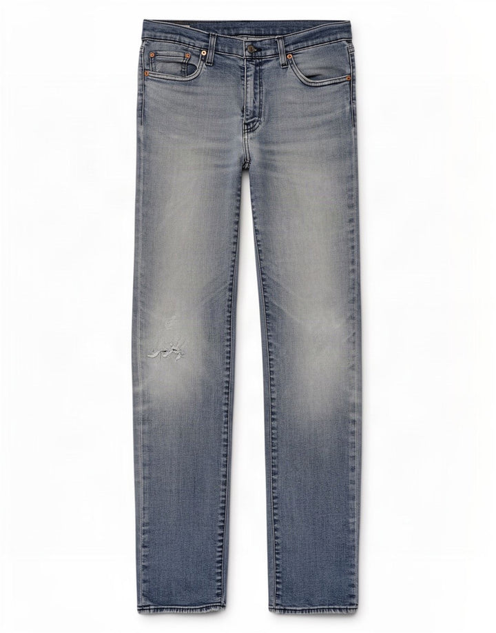 Levi's Herren 511 Distressed Slim Jeans W34 L36 Blaue Baumwolle