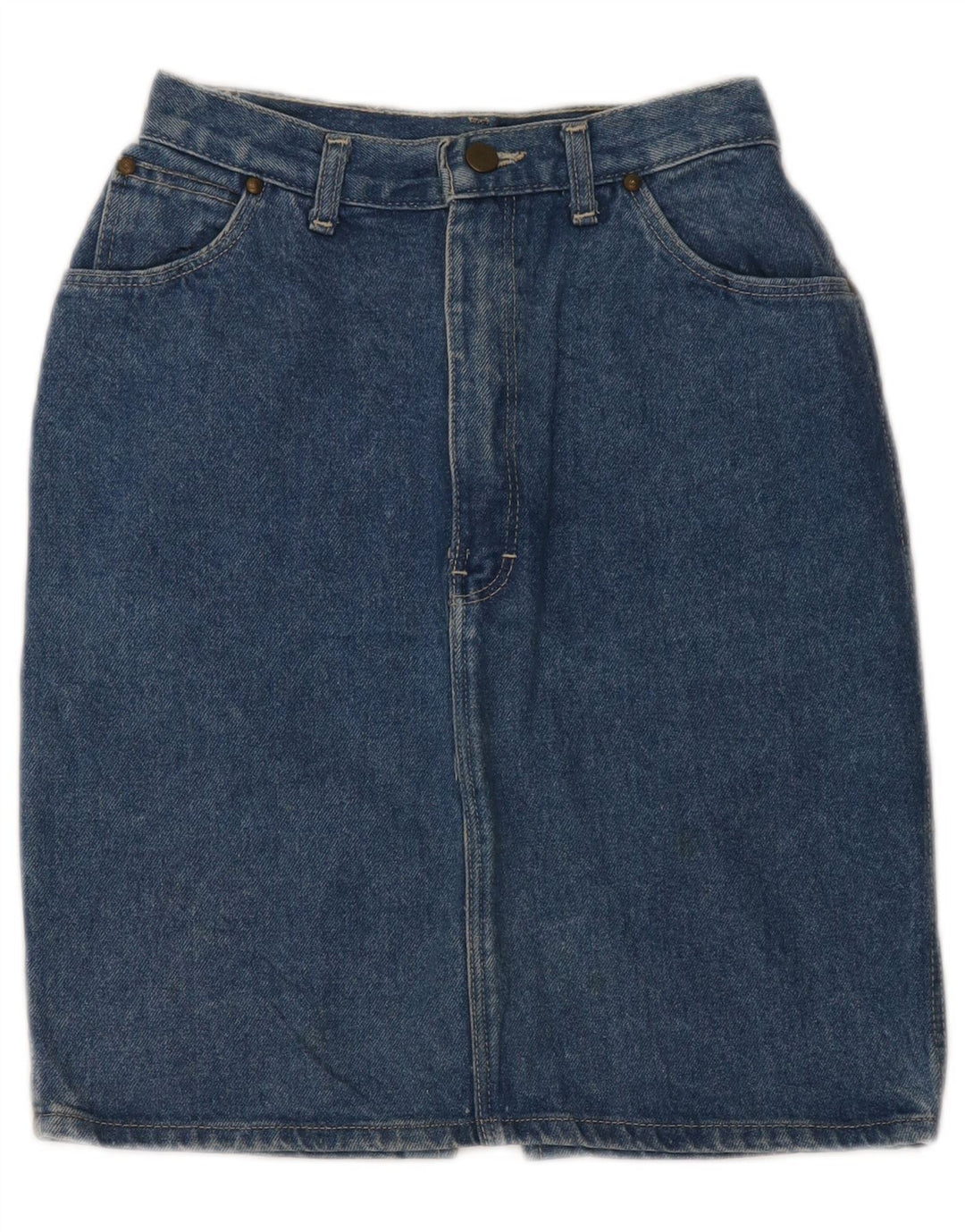 GITANO Damen-Jeansrock mit hoher Taille, W26, klein, blaue Baumwolle