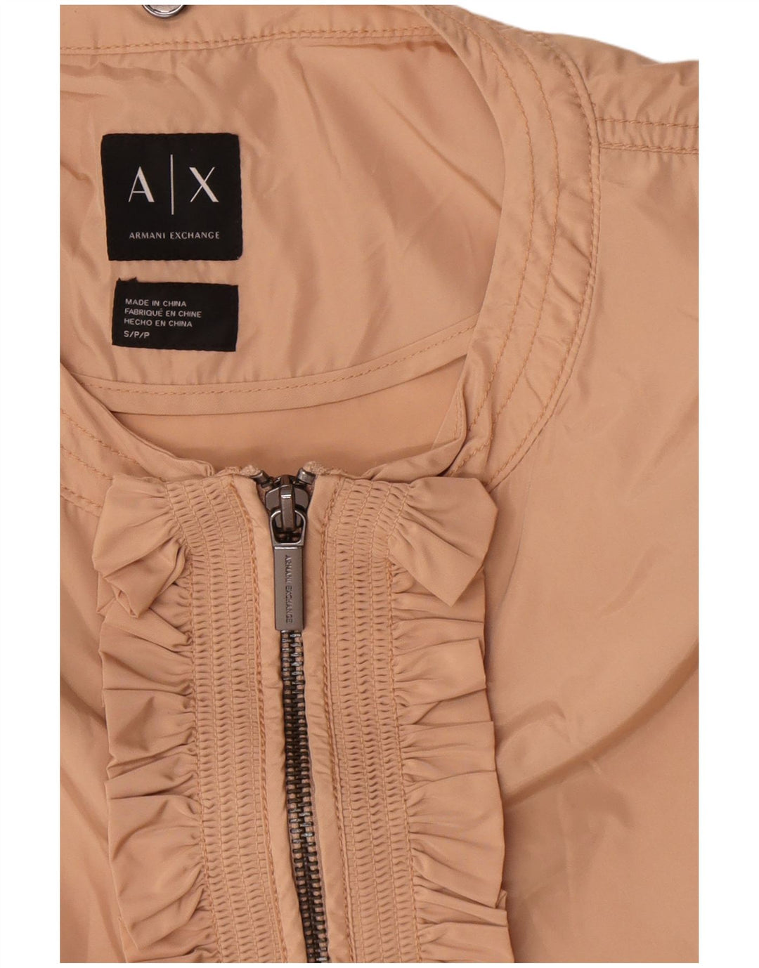 Armani Exchange Damenjacke UK 10 Small Pink Polyester