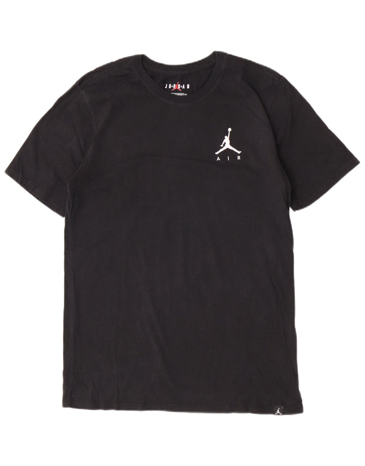 Jordan Herren-T-Shirt mit Standard-Passform, mittelschwarze Baumwolle