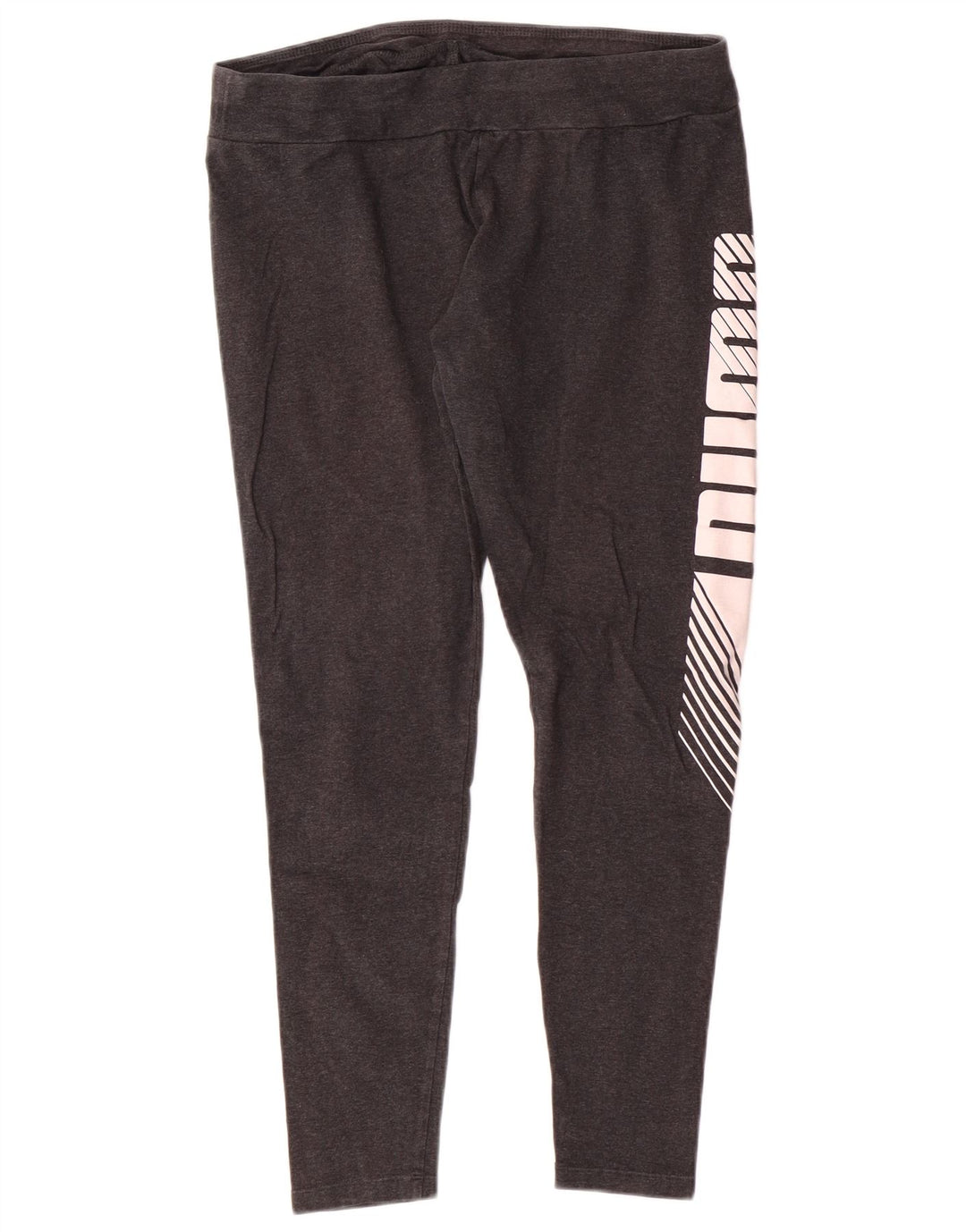 PUMA Damen Graphic Leggings UK 14 Large Grau