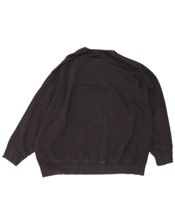 Nike Herren-Sweatshirt mit lockerer Passform, Größe S, schwarze Baumwolle