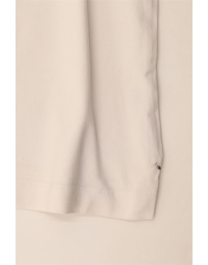 Guess Damen T-Shirt Top UK 12 Medium Weiß