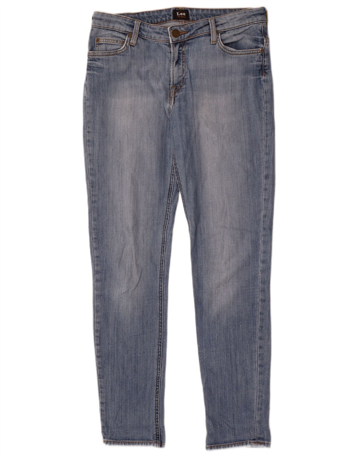 Lee Herren Scarlett Slim Jeans W30 L30 Blaue Baumwolle