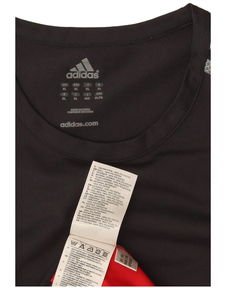 Adidas Herren Climacool Weste Top XL Grau Colourblock Polyester