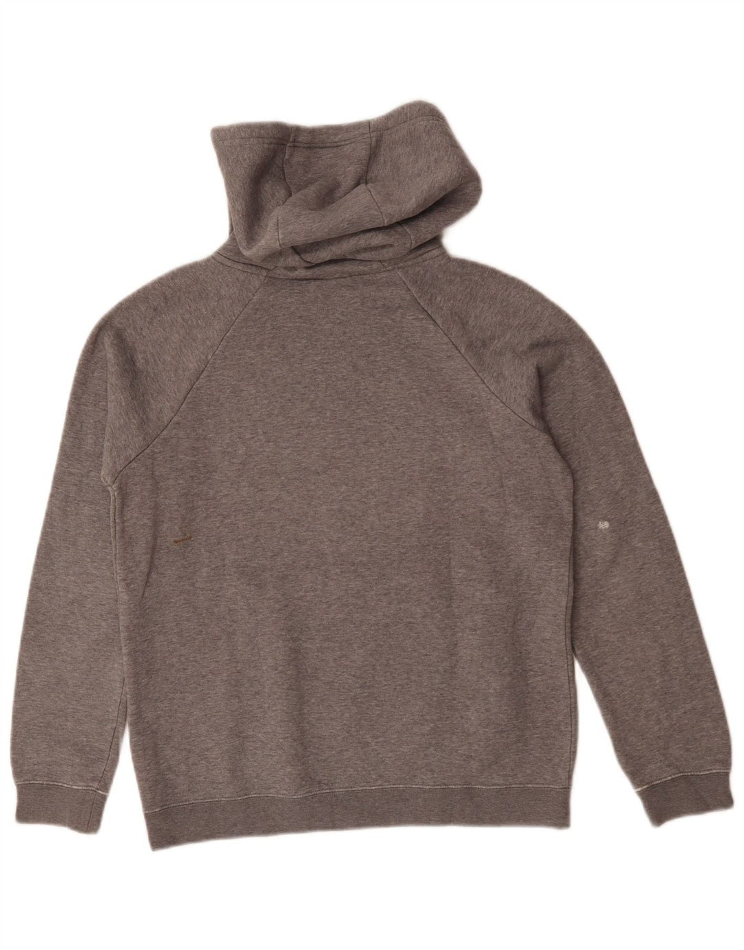 Nike Herren-Kapuzenpullover, klein, grau gefleckte Baumwolle