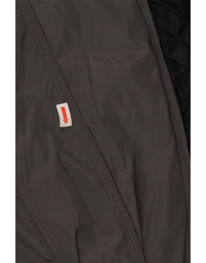 ZARA Damen Wattierte Jacke UK 18 XL Grau