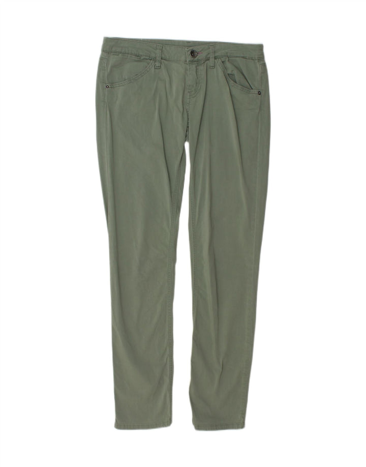REPLAY Womens Slim Casual Trousers W30 L30 Green