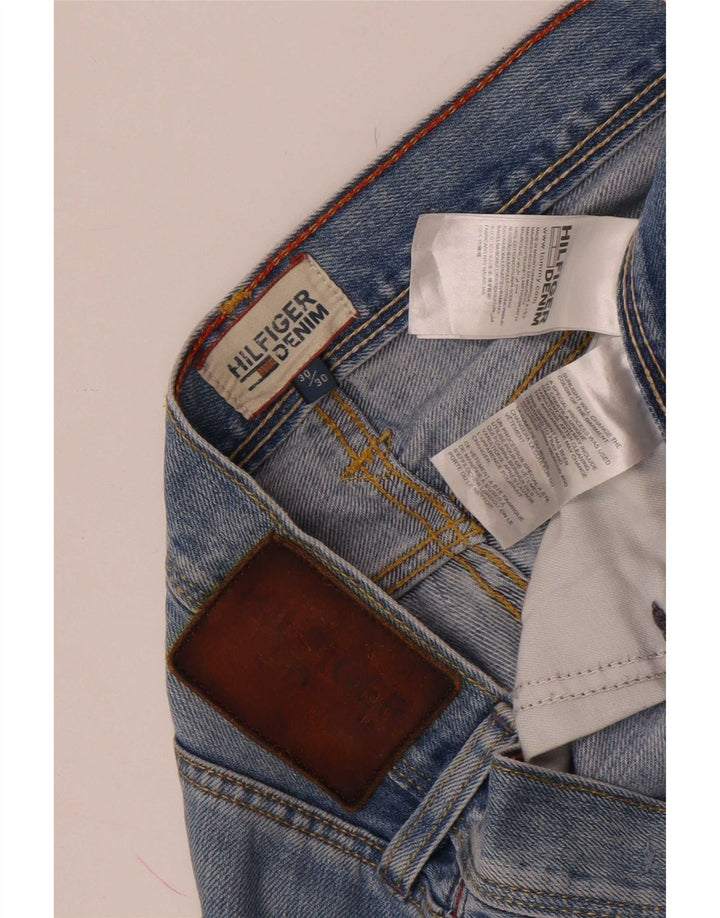 Tommy Hilfiger Herren Slim Jeans W30 L30 Blaue Baumwolle