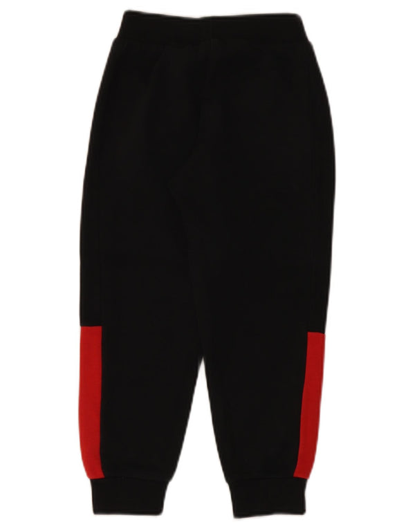 Adidas Jungen-Trainingshose, Jogginghose, 5–6 Jahre, schwarze Farbblock-Baumwolle