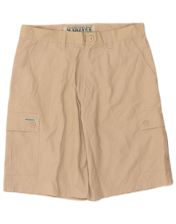 Vintage Herren Cargo Shorts IT 48 Medium W32 Beige