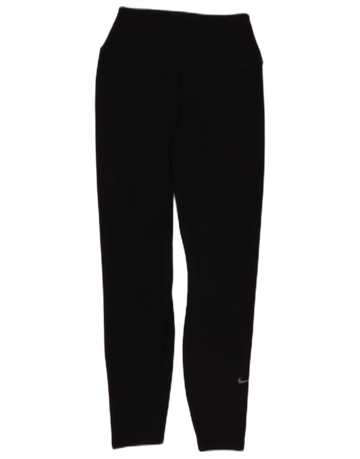 Nike Damen Dri Fit Leggings UK 8 Small Schwarz