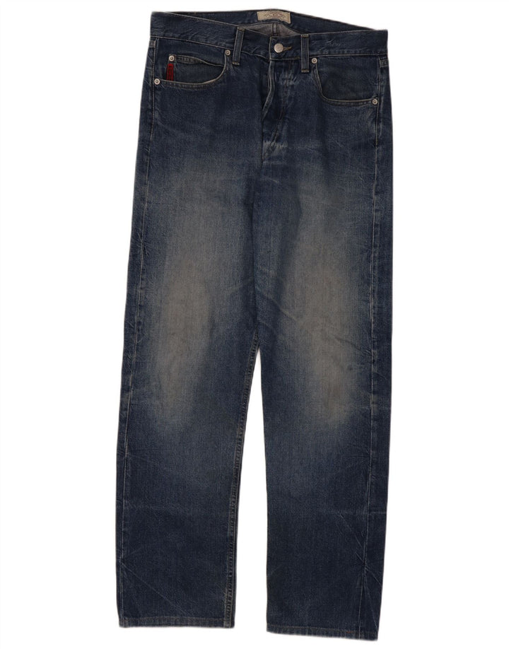 Armani Herren Straight Jeans W34 L31 Marineblau