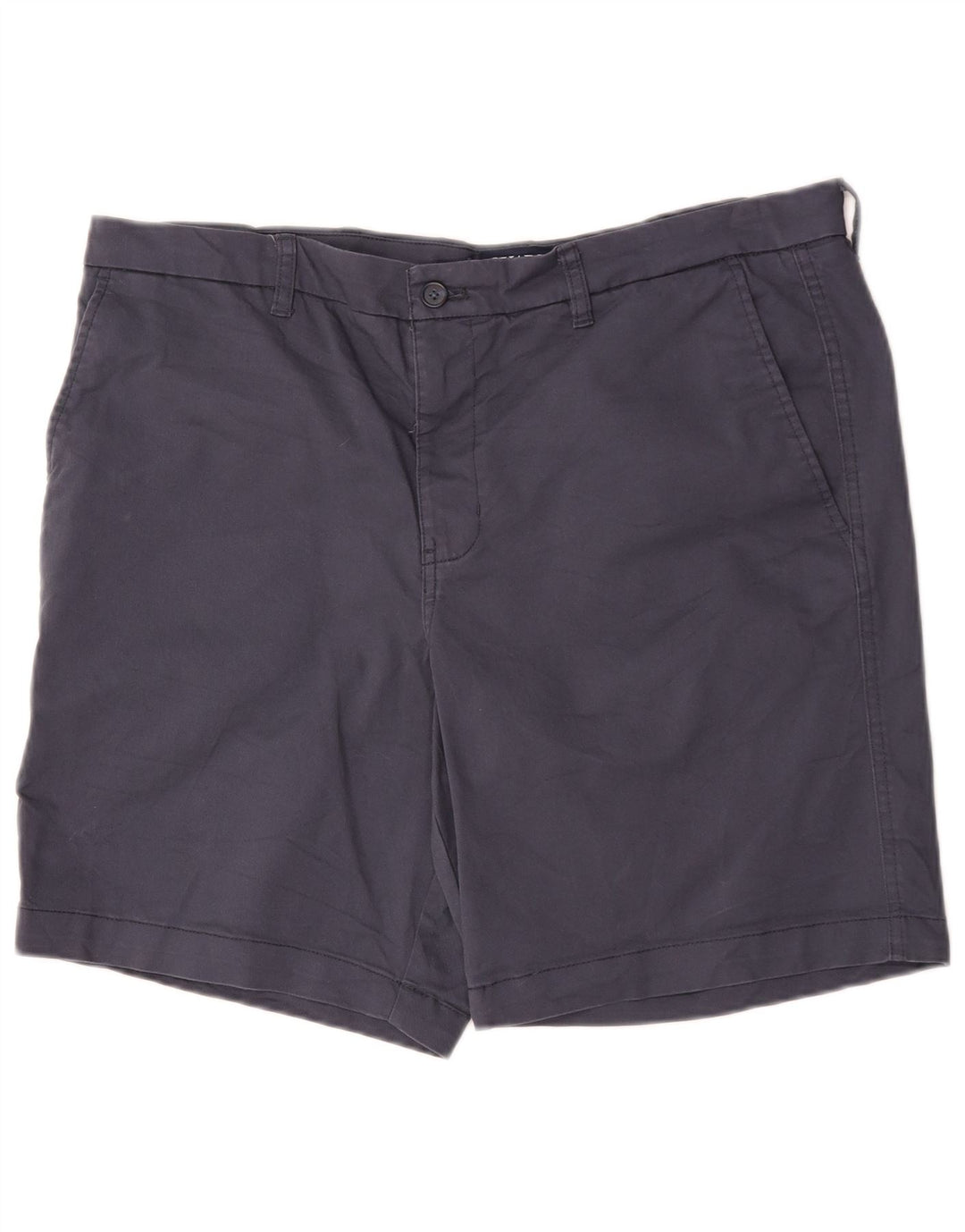 Chaps Herren Stretch Chino Shorts W38 XL Marineblau Baumwolle