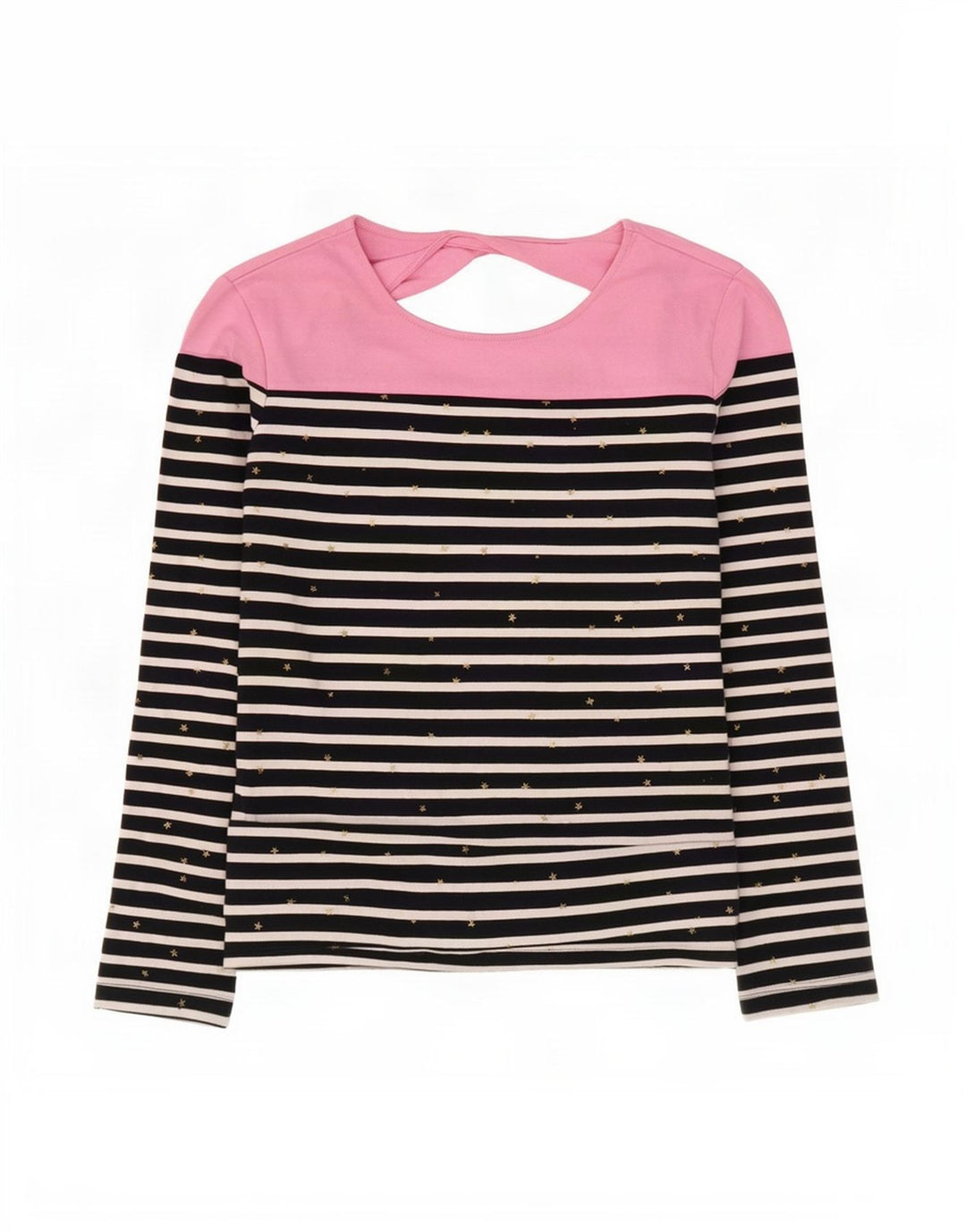 Superdry Damen Top Langarm UK 12 Mittel Marineblau gestreift Baumwolle