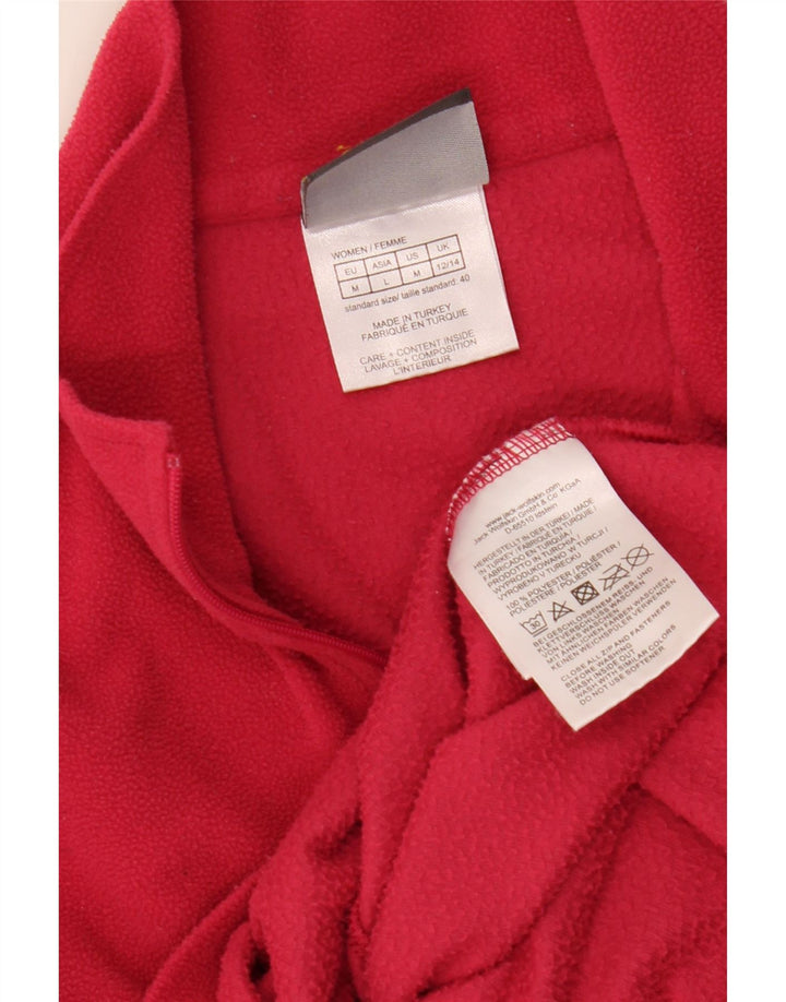 Jack Wolfskin Damen-Fleecepullover mit Reißverschluss, UK 12/14, Mittelrosa, Polyester