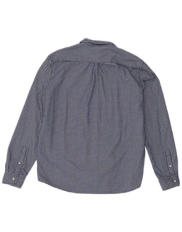 Superdry Herren Flanellhemd 3XL Marineblau Gingham Classic
