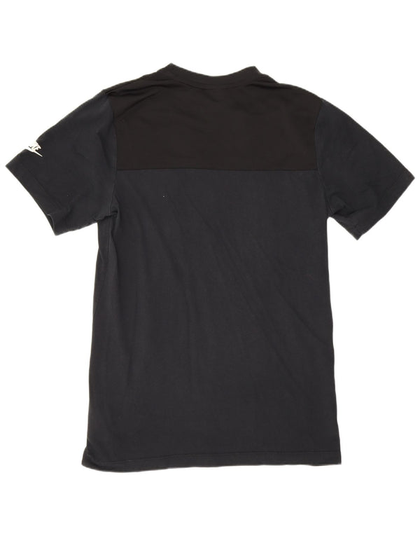 Nike Herren-T-Shirt mit Grafik, Größe S, schwarze Baumwolle