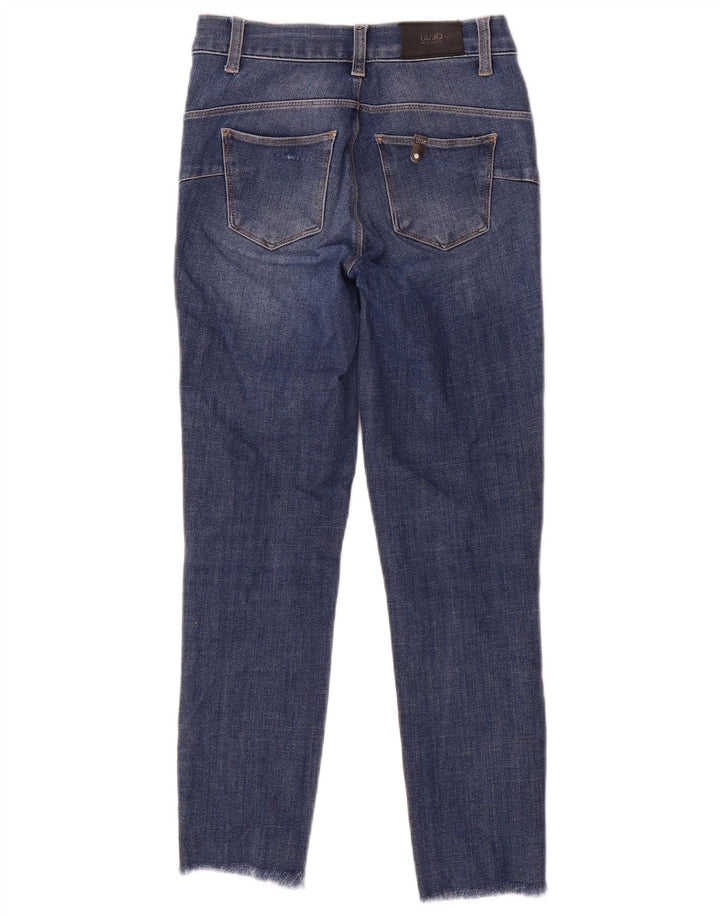 Liu Jo Damen Slim Jeans W24 L25 Blau