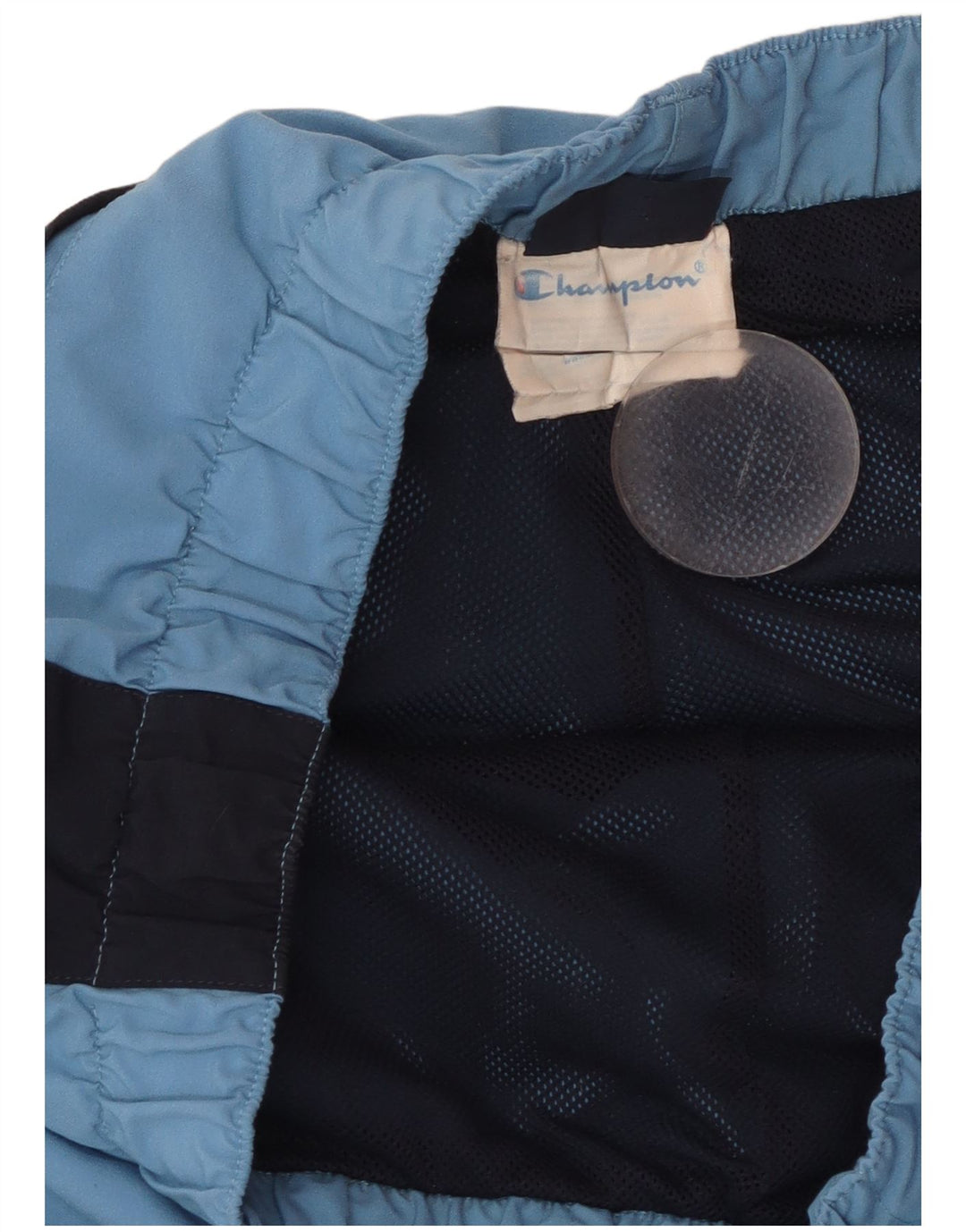 CHAMPION Herren-Badeshorts aus mittelblauem Colourblock-Polyester