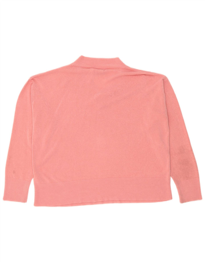 Marks & Spencer Damen-Pullover in Übergröße mit V-Ausschnitt, Gr. 40, Größe L, Rosa