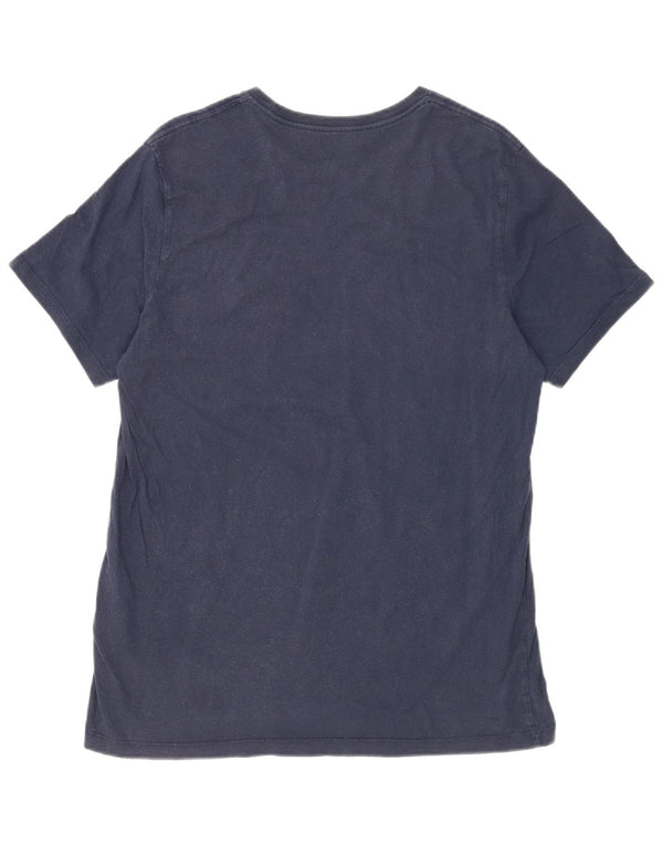 LEVI'S Herren Slim T-Shirt Top XL Marineblau Baumwolle