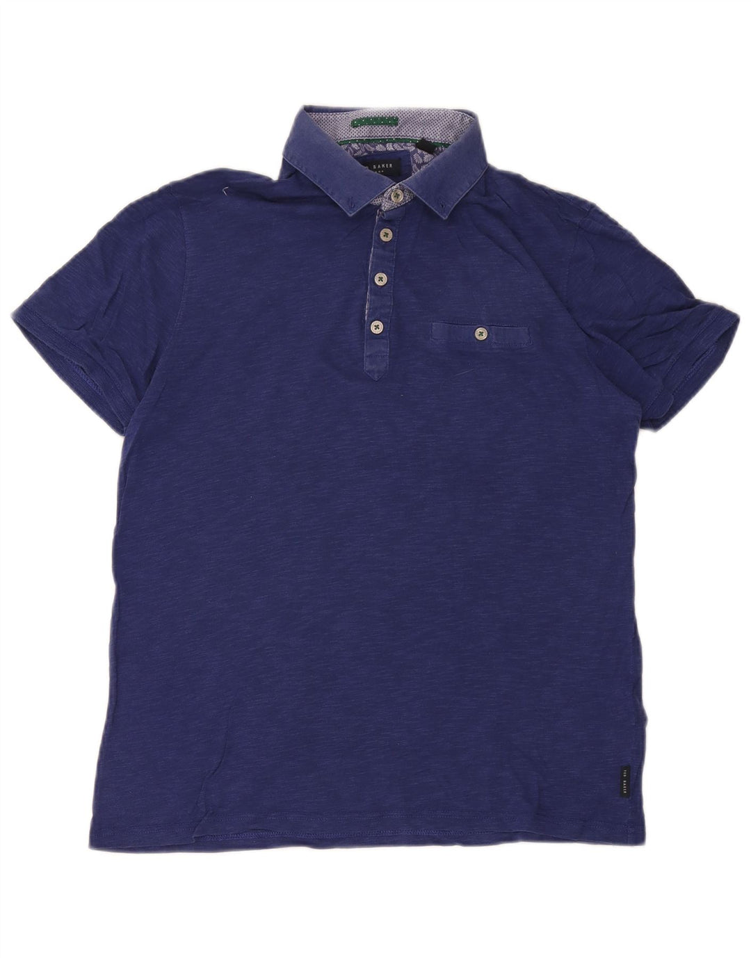 Ted Baker Herren-Poloshirt, Größe 3, mittelgroß, marineblau, Baumwolle