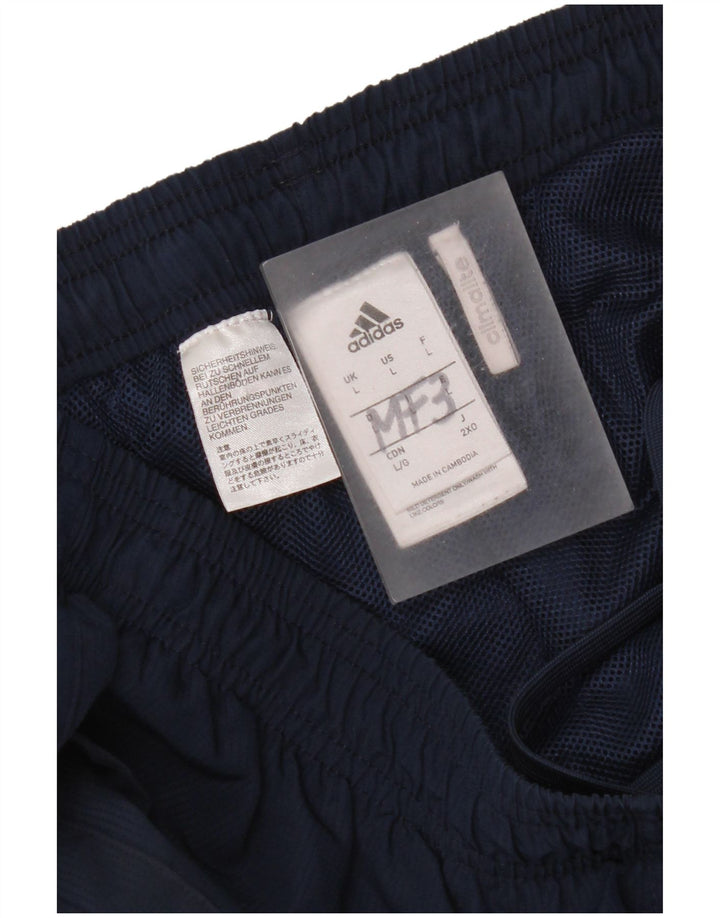 Adidas Damen Climalite Trainingshose UK 14 Large Marineblau Polyester