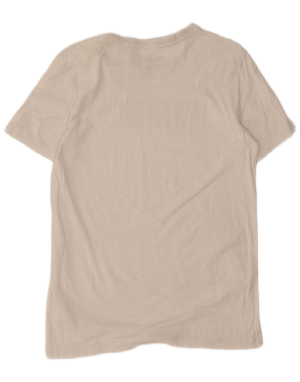 Puma Jungen T-Shirt mit Grafik, 15–16 Jahre, weiße Baumwolle