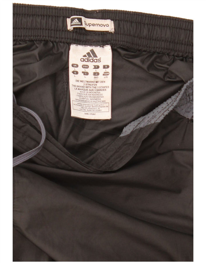 Adidas Herren Supernova wasserdichte Hose, groß, schwarzes Colourblock-Polyester