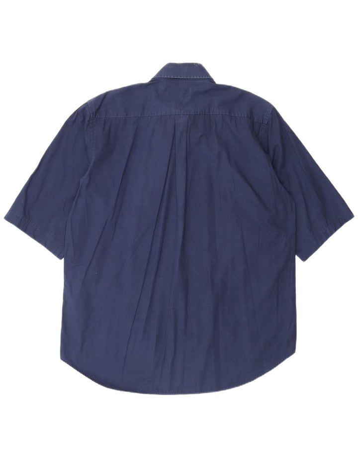 Fila Herren-Kurzarmhemd, groß, marineblau, Baumwolle