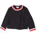 Hobbs Damen Crop Blazerjacke mit 3/4-Ärmeln, Gr. 16, Marineblau