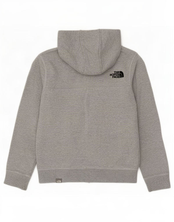 The North Face Mädchen-Kapuzenpullover mit Reißverschluss, 10–11 Jahre, mittelgrau meliert