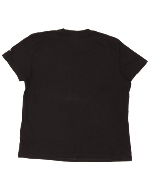 Adidas Damen Graphic T-Shirt Top UK 20/22 XL Schwarz