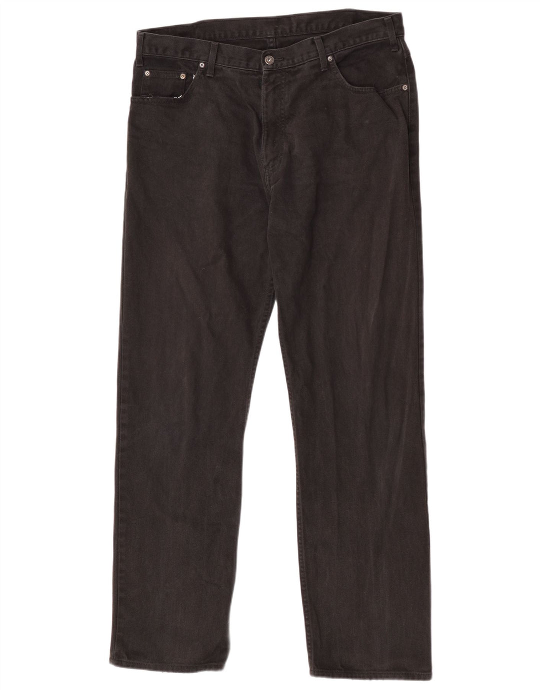 Marks & Spencer Herren Straight Jeans W38 L33 Schwarze Baumwolle