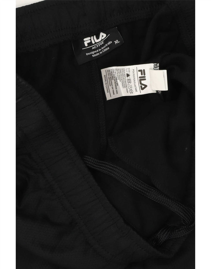 Fila Herren Trainingshose XL Schwarz Polyester