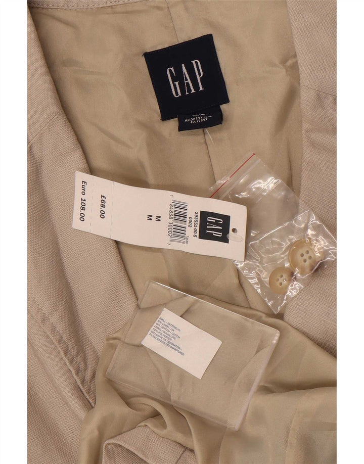 Gap Herren-Blazer mit 2 Knöpfen, UK 38, mittelgraues Leinen