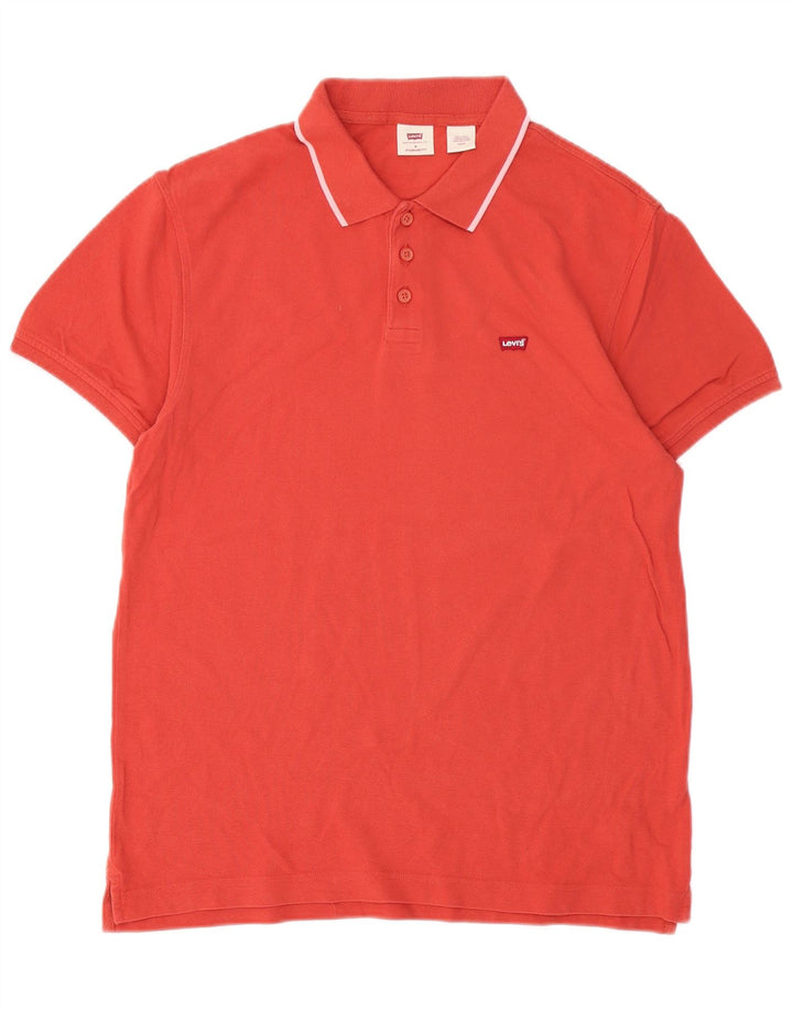 LEVI'S Herren-Poloshirt mit Standard-Passform, Mittelrot