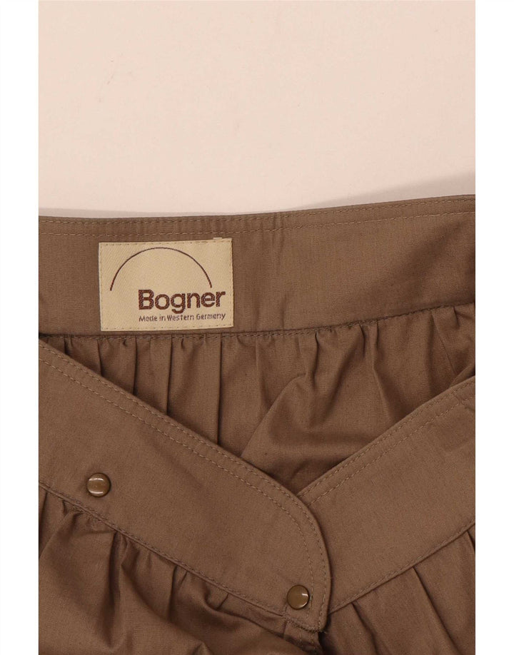 Bogner Damen Wickelrock W30 Mittelbraun