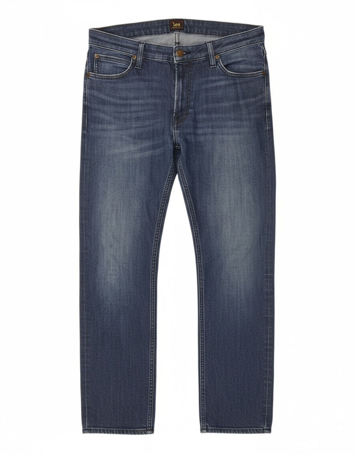 LEE Mens Malone Slim Jeans W33 L29 Blue Cotton