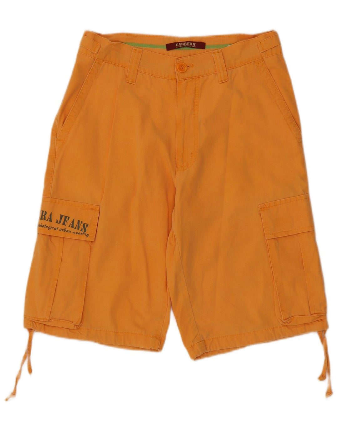 Carrera Herren Cargoshorts W29 Small Orange Baumwolle