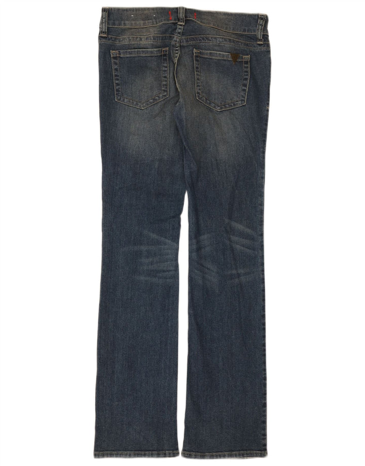 Guess Bootcut-Jeans für Damen, W30, L33, blaue Baumwolle