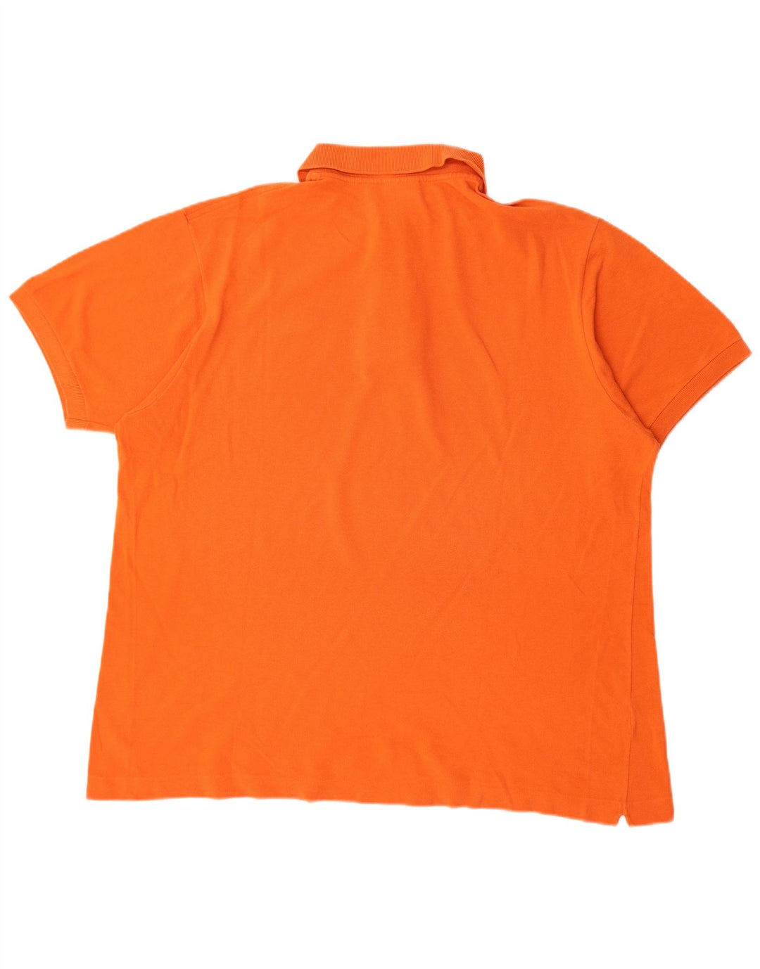 Lacoste Herren Poloshirt Größe 7 2XL Orange Baumwolle