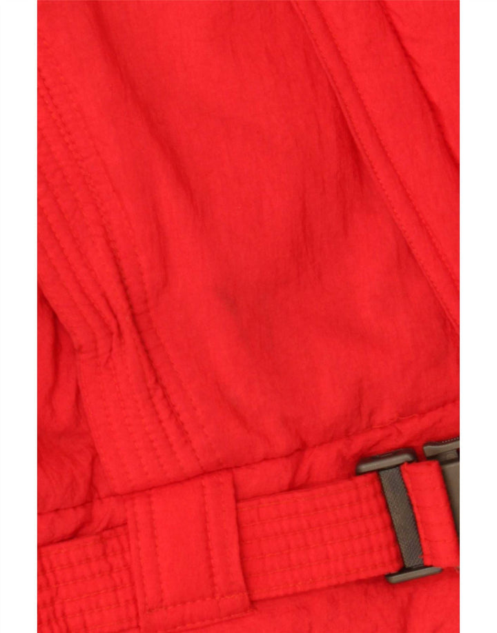 Vintage Damen Wattierte Jacke UK 18 XL Rot