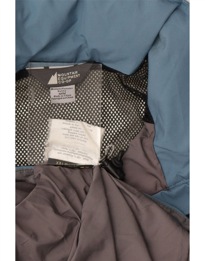 MOUNTAIN EQUIPMENT Damen-Regenjacke mit Kapuze, UK 14, Mittelblau, Polyester