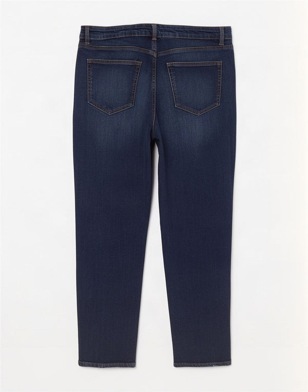Marks & Spencer Damen Slim Cropped Jeans UK 14 Large W34 L26 Marineblau
