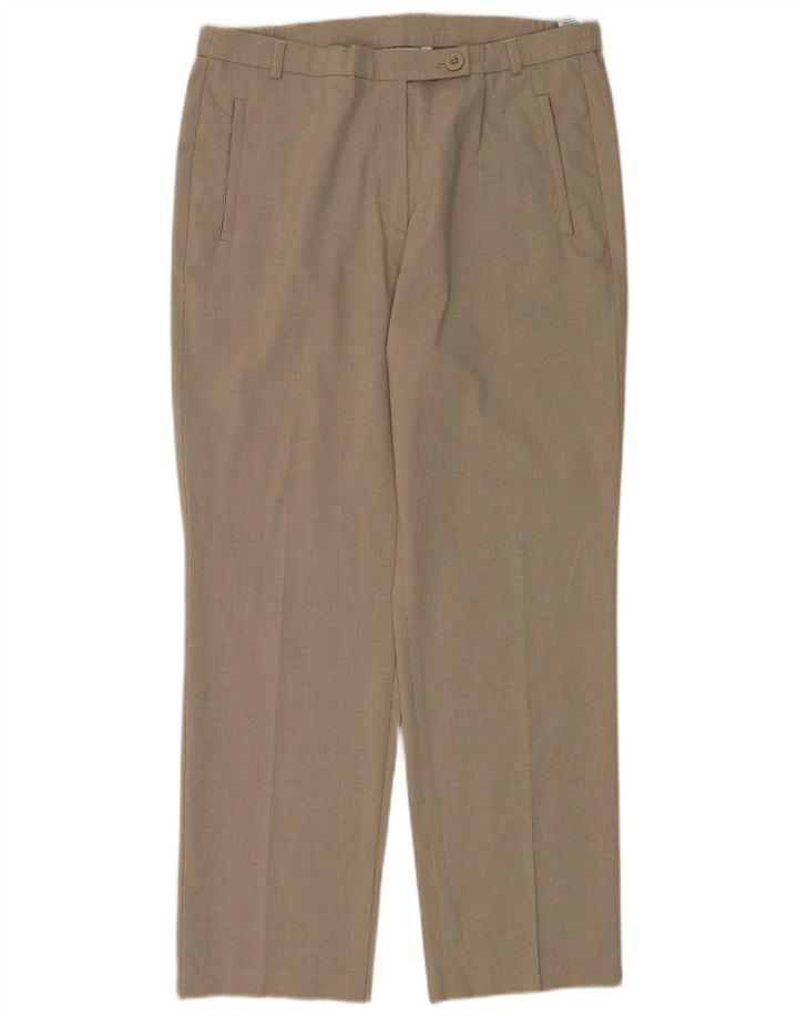 Marks & Spencer Damen gerade Anzughose UK 14 Medium W32 L28 Grau
